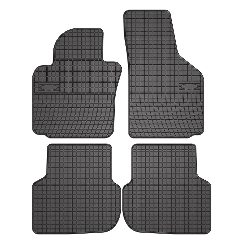 OMAC Tapis de Sol pour VW Jetta 2010-2018 Caoutchouc Noir