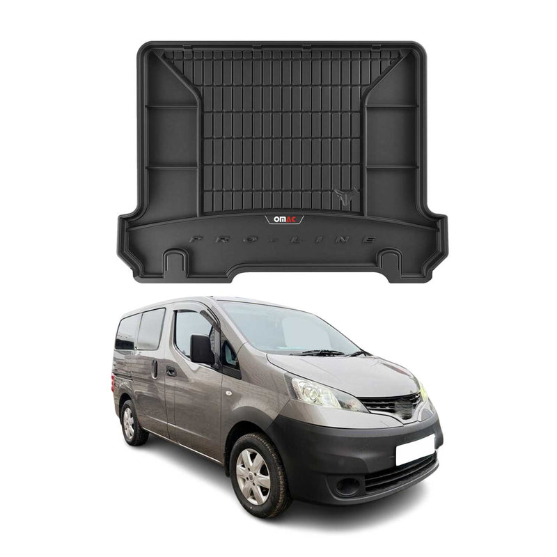 Tapis de Coffre pour Nissan NV200 2014-2022 TPE Noir