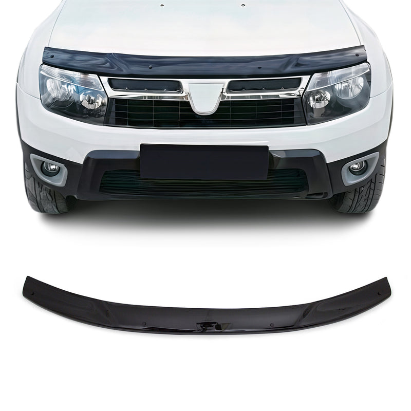 Deflecteurs d'air capot de voiture pour Dacia Duster 2010-2017 Acrylique Noir