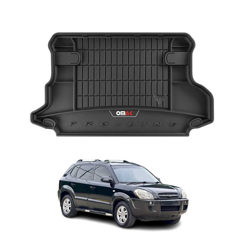 Tapis de Coffre pour Hyundai Tucson 2004-2009 TPE Noir