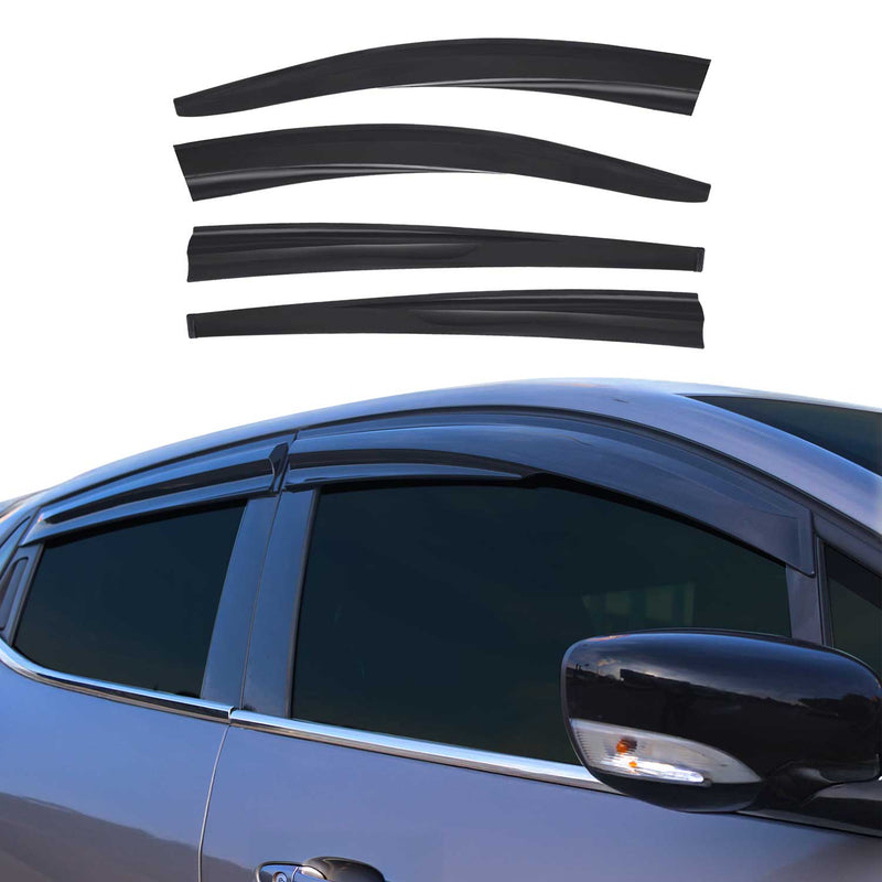 Déflecteurs de Vent pluie d'air pour Renault Megane 2008-2016 HB Acrylique 4x