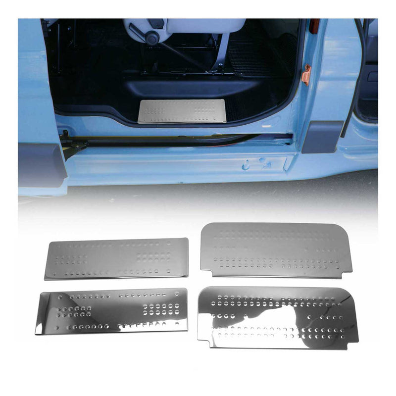 Couverture de Seuil de porte pour Renault Trafic Opel Vivaro 2001-2014 inox 4x