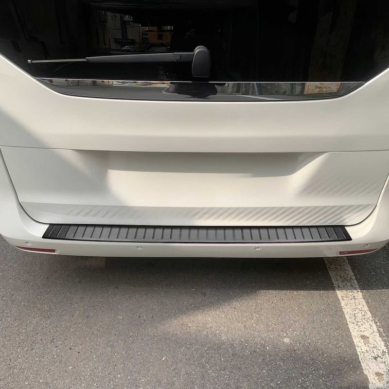 Protection Seuil de Pare-chocs pour Mercedes Vito W447 2014-2025 Noir Brossé