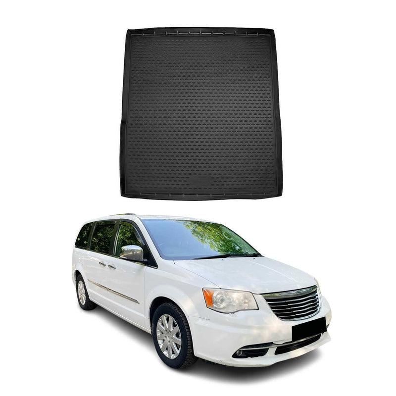 2008-2020 Dodge Grand Caravan/Voyager OMAC Tapis de Coffre caoutchouc Noir 1x