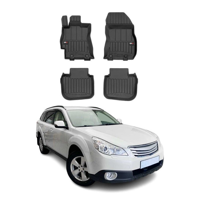 Tapis de Sol pour Subaru Legacy 2009-2014 TPE Noir