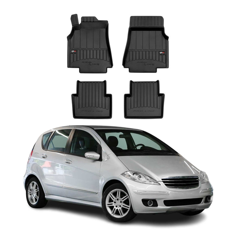 Tapis de Sol pour Mercedes Classe A W169 2004-2012 TPE Noir