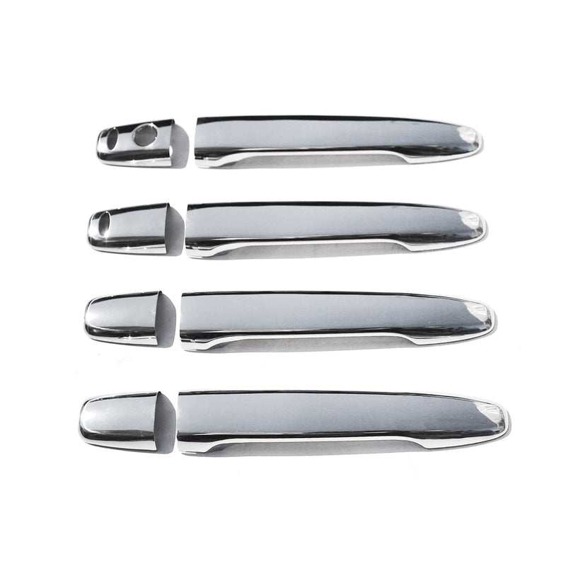 Couverture de poignée de porte pour Mitsubishi Outlander 2006-2020 Acier Inox