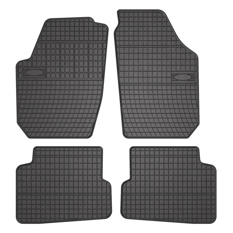 OMAC Tapis de Sol pour Skoda Fabia 2006-2014 Caoutchouc Noir