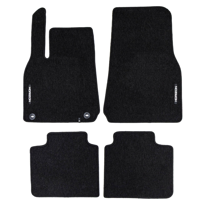 Tapis de Sol de Voiture pour Tesla Model Y 2020-2025 Velours Imperméable 4Pcs
