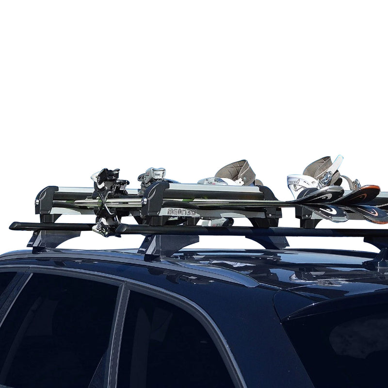 Porte-Skis Menabo Porte-Snowboard Universel Verrouillable Noir 2x