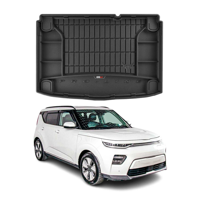 Tapis de Coffre pour Kia E-Soul 2019-2025 TPE Noir