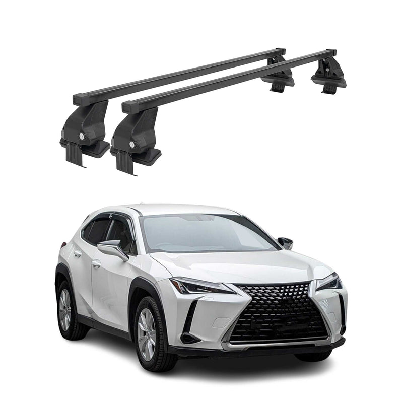 Barres Transversales Menabo pour Lexus UX ZA10 2018-2025 Noir