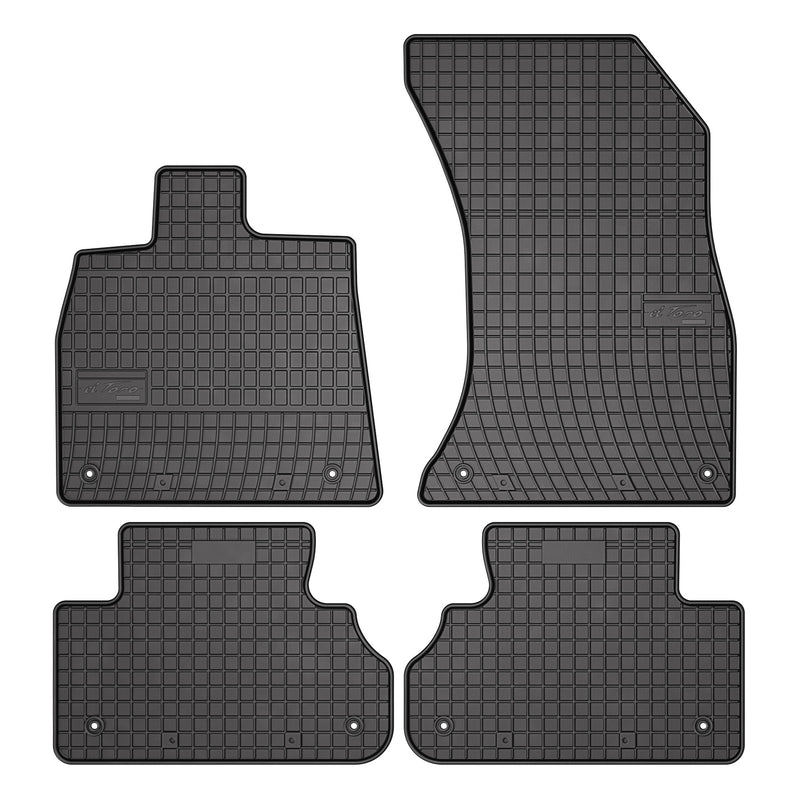 OMAC Tapis de sol pour Audi Q5 FY 2016-2024 Noir en caoutchouc