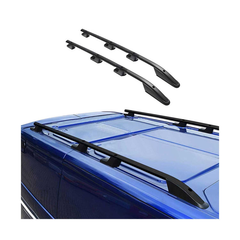 Barres de toit longitudinales pour Ford Transit 2014-2025 L2 Aluminium Noir