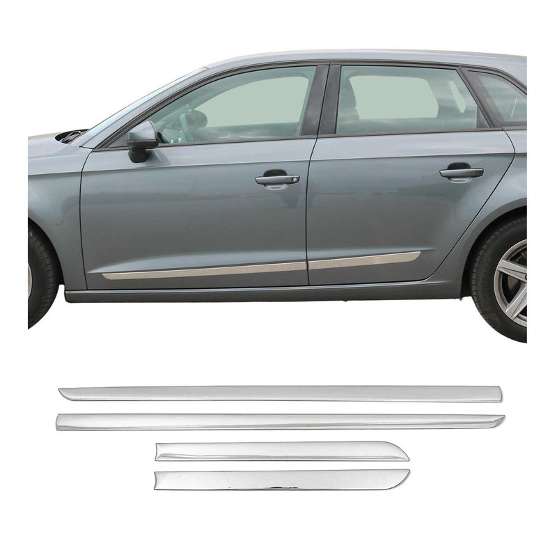 Garniture Baguette de porte latérale pour Ford Kuga 2013-2019 en acier chromé