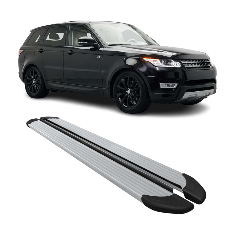 Marchepieds Latéraux pour Range Rover Sport 2013-2024 Aluminium Argent 2Pcs