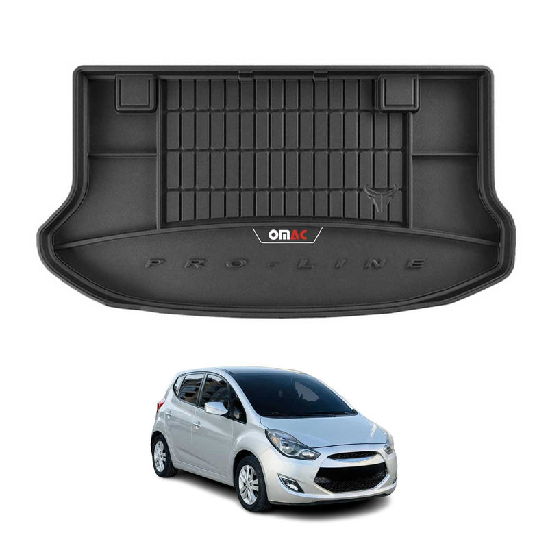 Tapis de Coffre pour Hyundai ix20 2010-2019 TPE Noir
