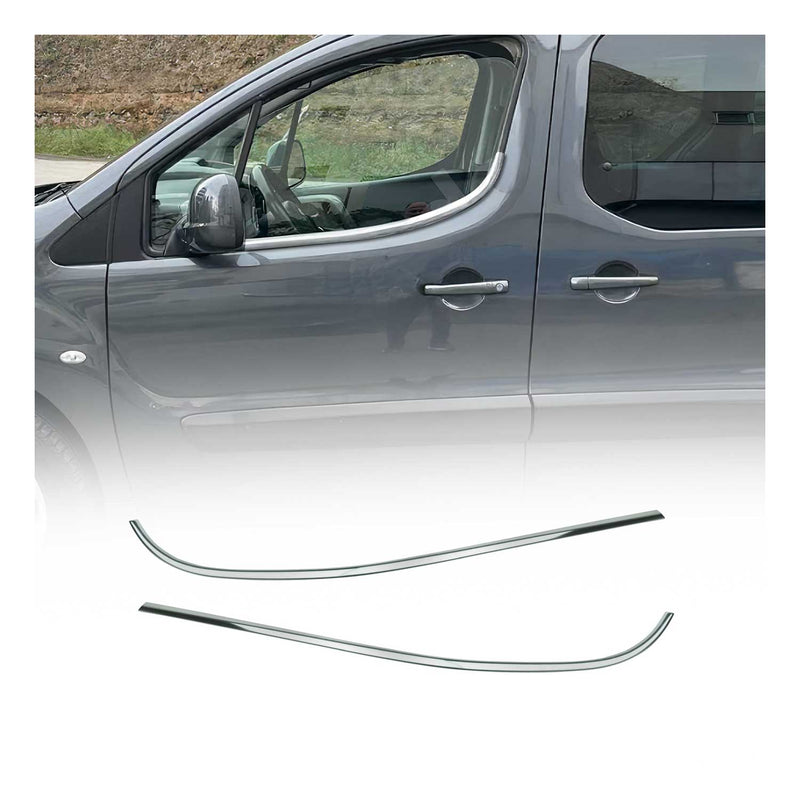 Garniture de Fenêtre pour Peugeot Partner Citroen Berlingo 2008-2018 Acier 2x