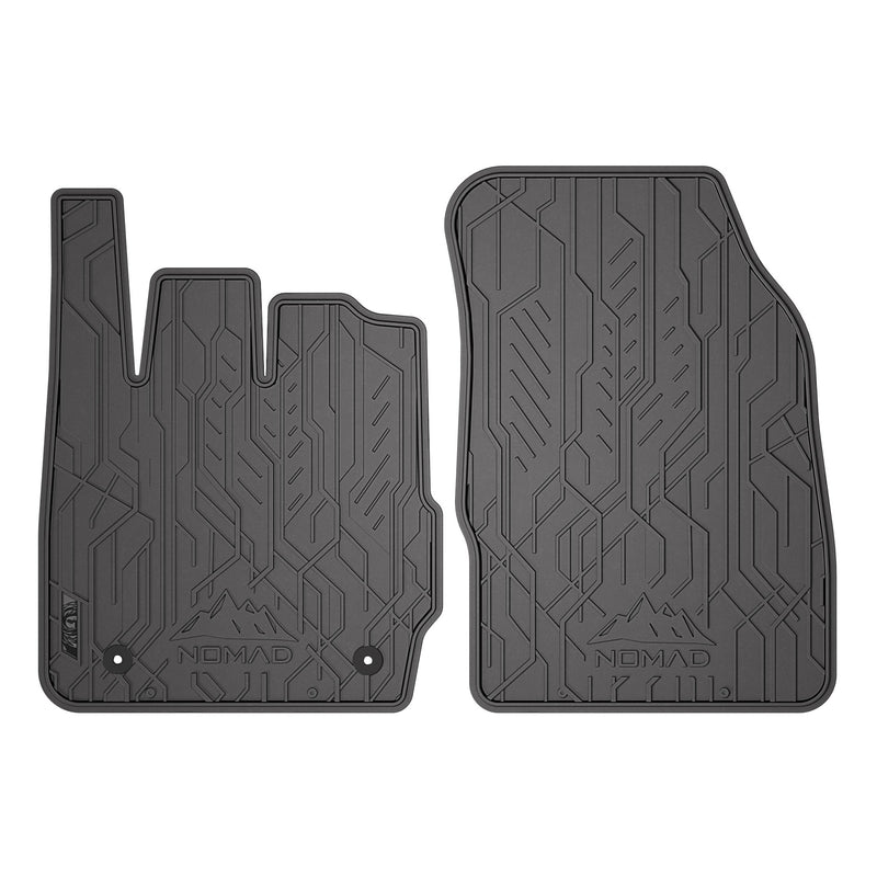 Tapis de Sol de Voiture pour Ford Fiesta mk6 2008-17 Caoutchouc Noir Imperméable