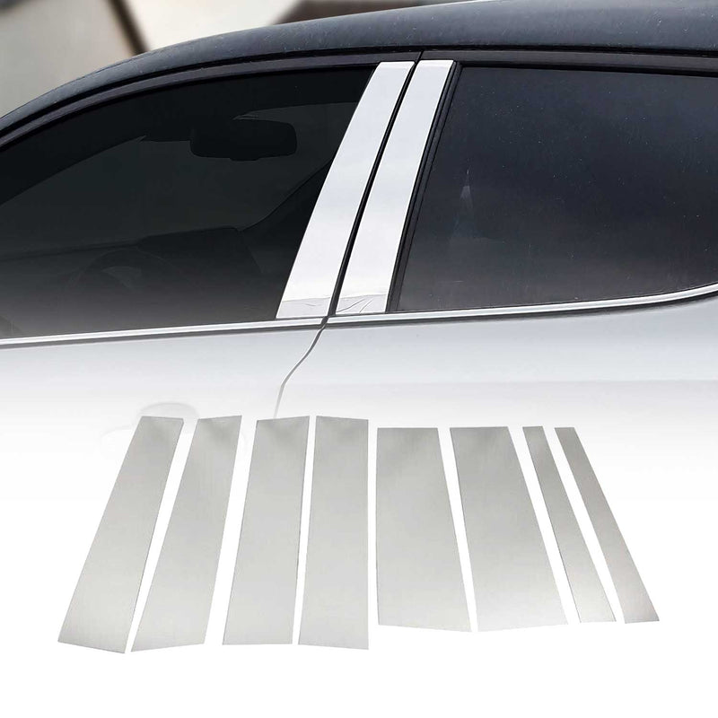 Couverture Garniture de pilier B pour Fiat Doblo 2010-2021 en acier inox 8Pcs