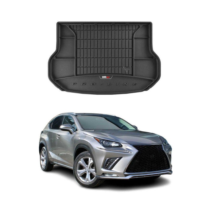 Tapis de Coffre pour Lexus NX 2014-2022 TPE Noir
