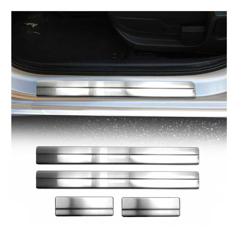 Seuils de porte pour Ford Mondeo mk3 mk4 2000-2014 en acier inox Chromé
