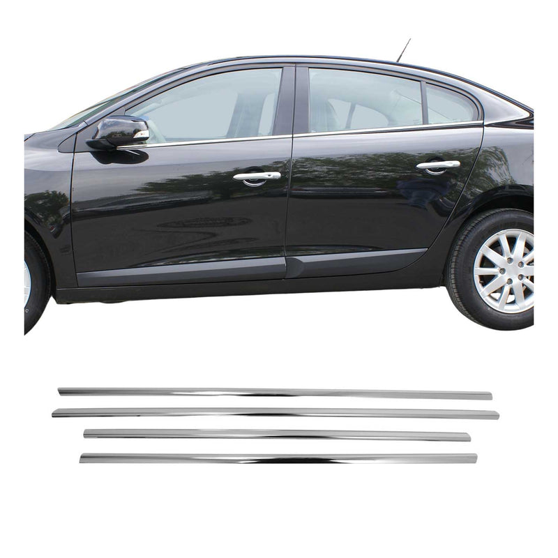 Garniture de Fenêtre pour Renault Fluence Berline 2010-2021 Acier Inox 4Pcs