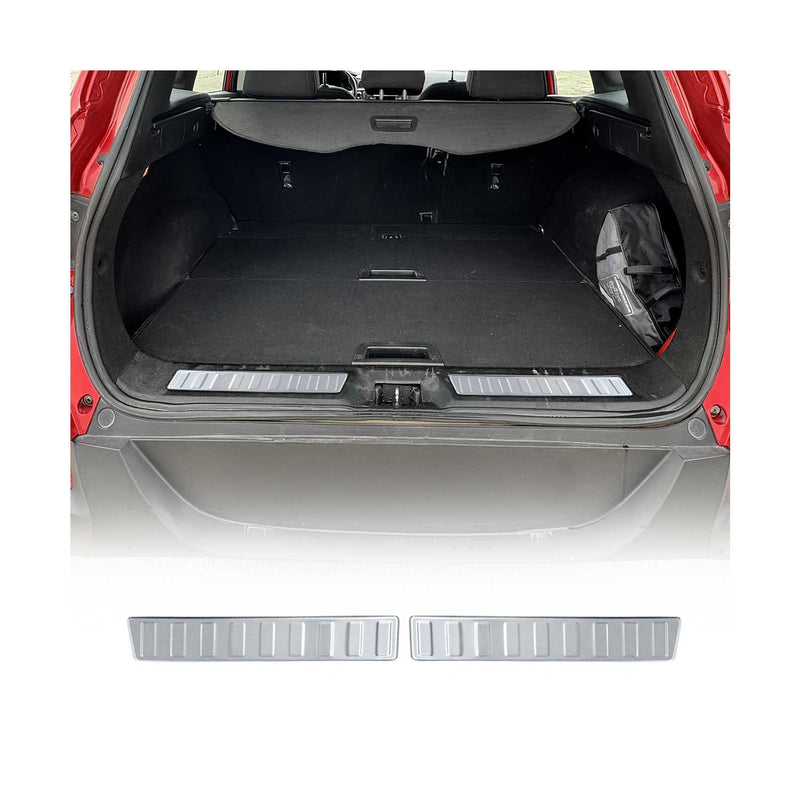 Protection Seuil de Coffre Pour Renault Kadjar 2015-2020 Acier Brossé 2Pcs