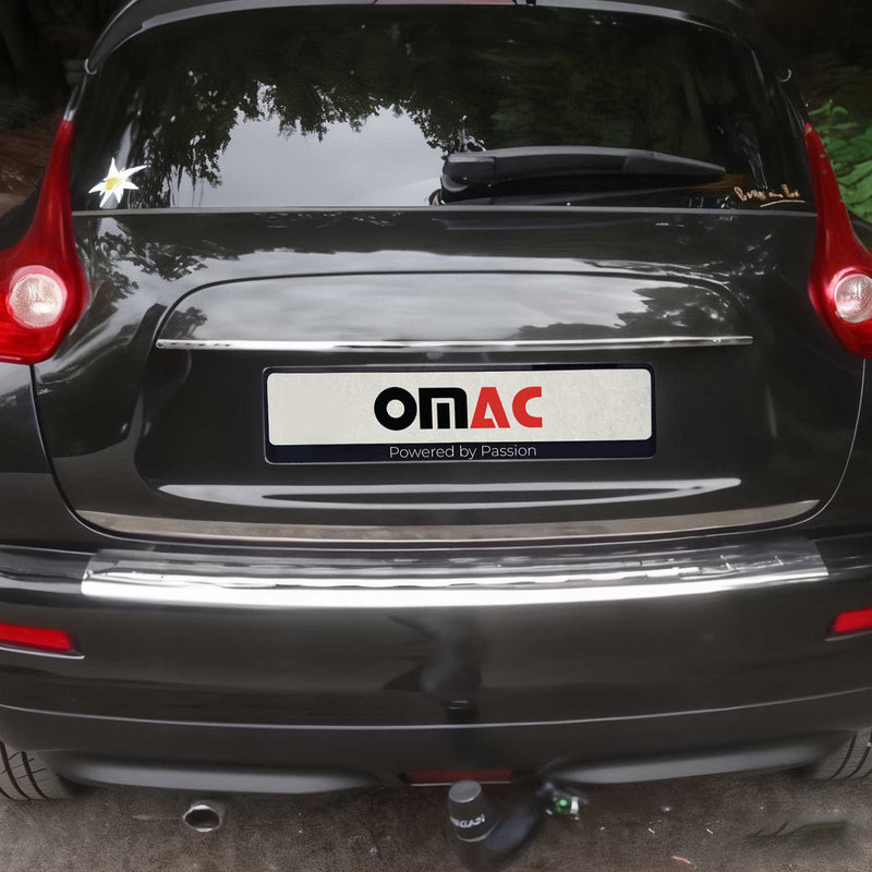 Protection Seuil de Pare-chocs Arriére Pour Nissan Juke 2011-2014 Acier Brillant