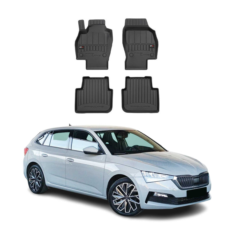 Tapis de Sol pour Skoda Scala 2019-2022 TPE Noir