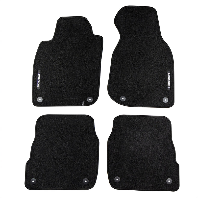 Tapis de Sol de Voiture pour Audi A6 C5 1997-2004 Velours solide et durable 4Pcs