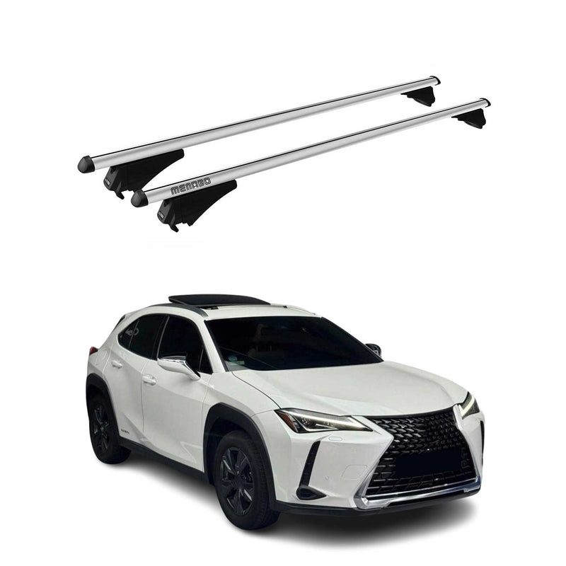 Tiger Barres de toit transversales pour Lexus UX 2018-2025 Gris