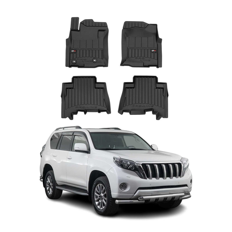 OMAC Tapis de sol en caoutchouc pour Toyota Land Cruiser Prado 2009-2023 Premium