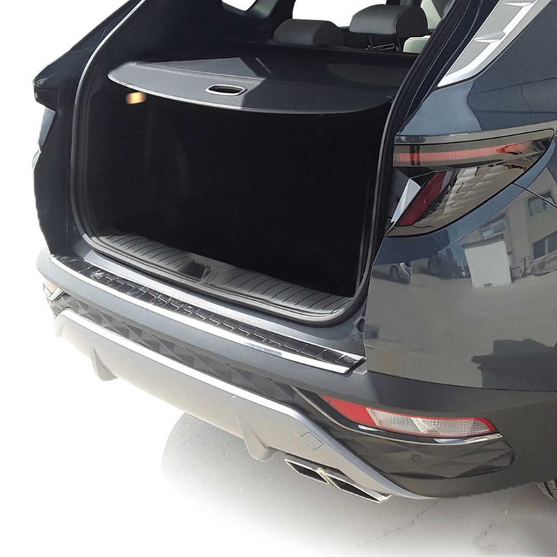 Protection Seuil de Pare-chocs Arriére pour Hyundai Tucson 2021-2025 Brillant