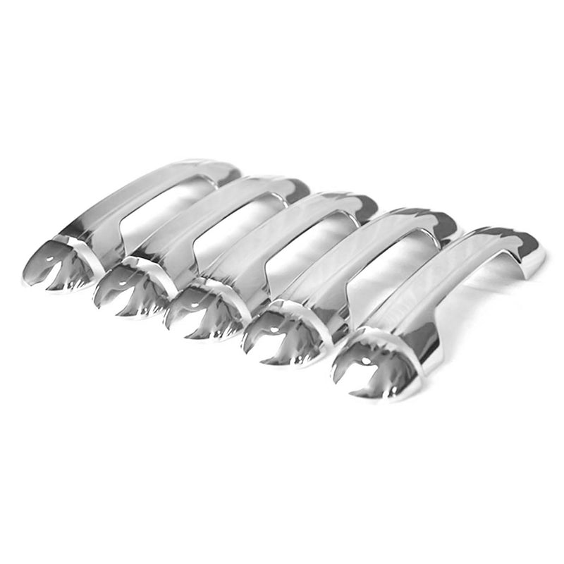 Couverture poignée de porte pour Ford Tourneo Connect 2003-2013 Acier 10Pcs
