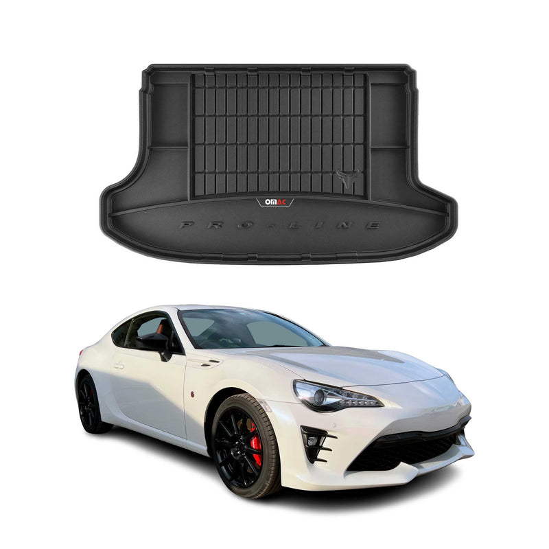 Tapis de Coffre pour Toyota GT86 2012-2020 TPE Noir