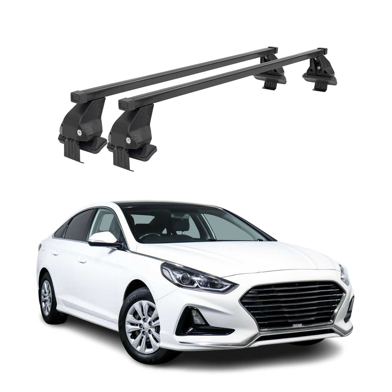 Barres Transversales Menabo pour Hyundai Sonata VII 2015-2019 Noir