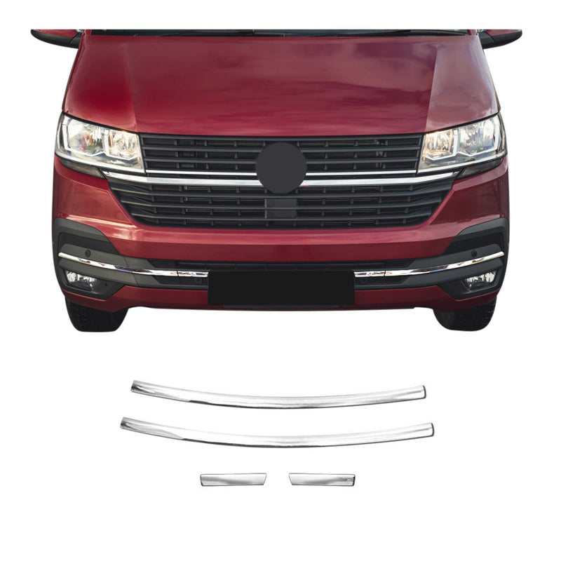 Moulure de Grille de Calandre pour VW T6.1 Transporter 2019-24 Highline inox 4x