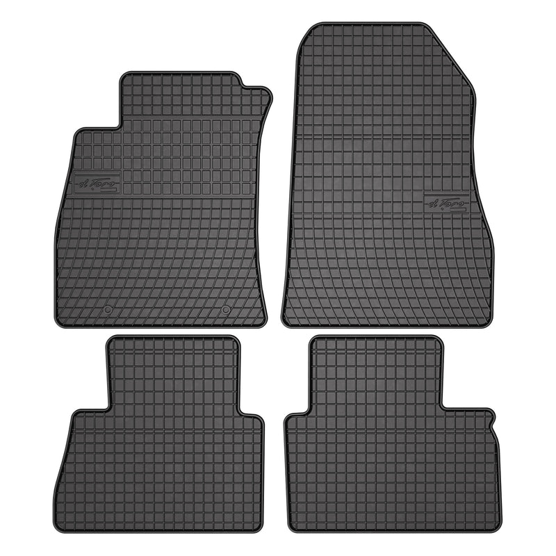 OMAC Tapis de Sol pour Nissan Juke 2010-2019 Caoutchouc Noir