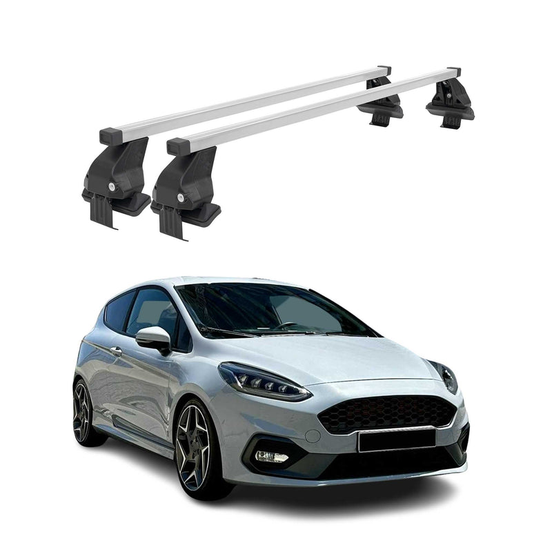 Barres de toit transversales pour Ford Fiesta VII ST-Line 2017-2024 Gris