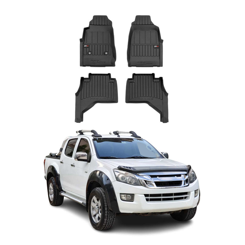 Tapis de Sol pour Isuzu D-Max 2011-2019 TPE Noir
