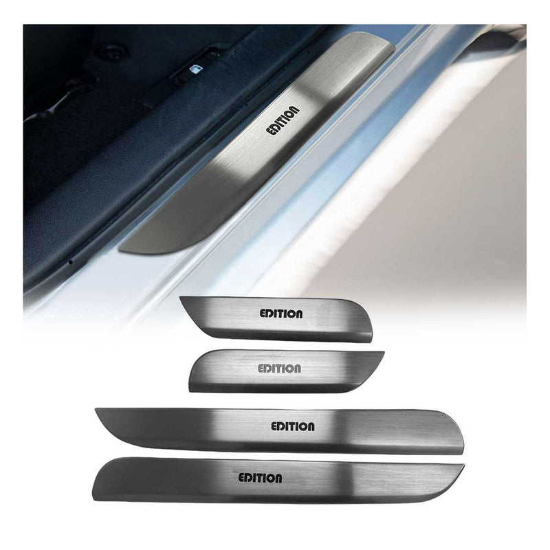 Couverture de Seuil de porte pour Peugeot 3008 2016-2025 inox chromé 4 Pcs