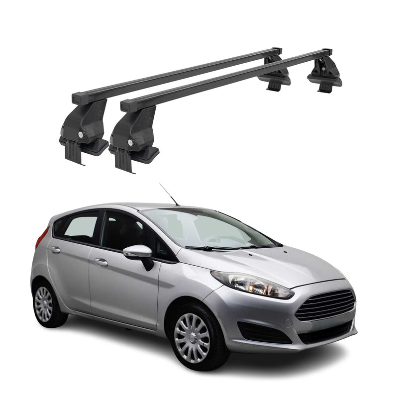 Barres Transversales Menabo pour Ford Fiesta VI 2013-2017 Noir