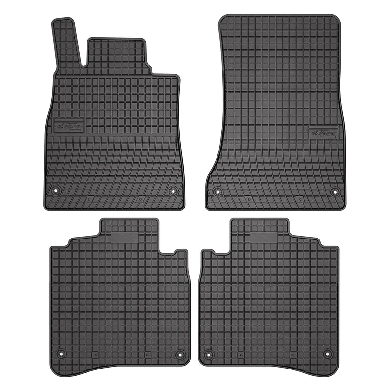 OMAC Tapis de Sol pour Mercedes Classe S W222 2013-2020 Caoutchouc Noir