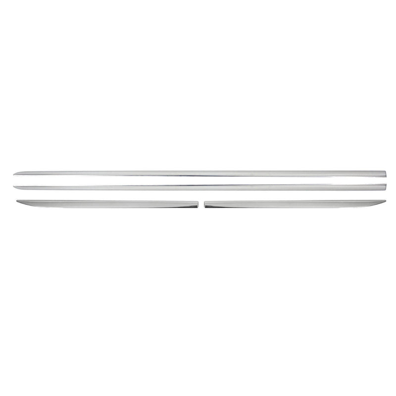 Garniture baguette de porte latérale pour BYD Atto 3/Seal U 2022-2025 inox 4Pcs