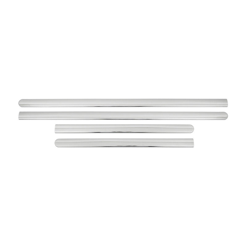 Baguettes de porte pour Opel Corsa C 2000-2006 en acier inox chrome