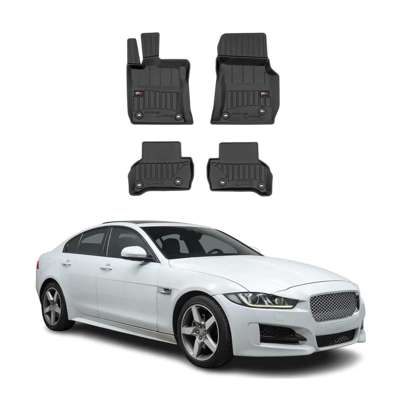 Tapis de Sol pour Jaguar XE 2015-2025 Caoutchouc TPE Noir