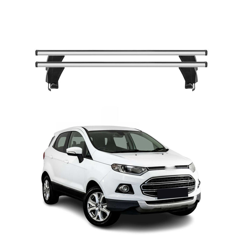 Menabo Barres de toit Transversales pour Ford Ecosport 2014-2017 Gris ABE 2x