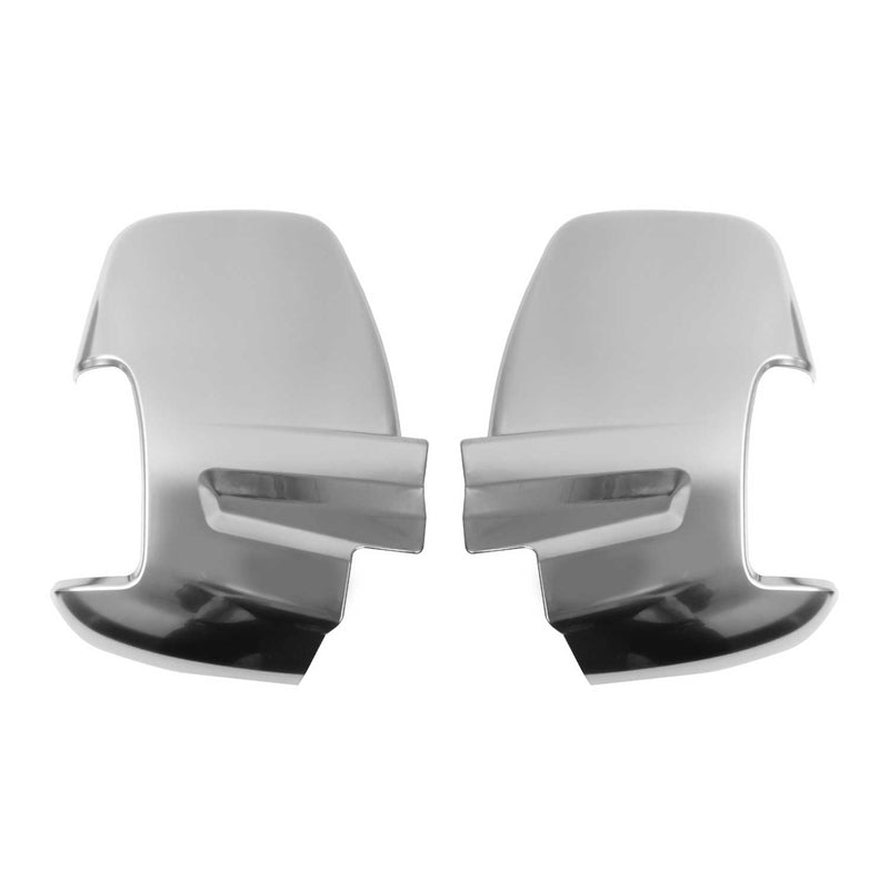 Coques de Rétroviseur pour Ford Transit 2014-2025 2pcs Acier Inox Chromé Satiné