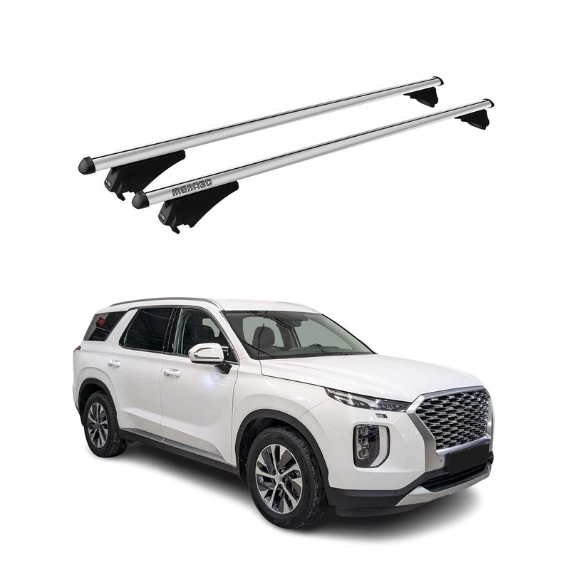 Tiger Barres de toit transversales pour Hyundai Palisade 2019-2024 Gris
